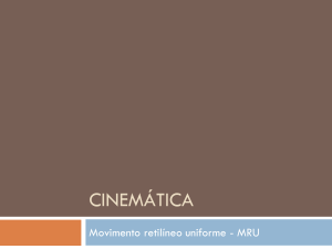 Cinemática MRU - WordPress.com