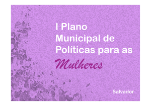 Plano Municipal - SPM-Salvador