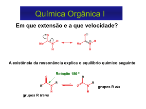Química Orgânica I - Moodle @ FCT-UNL