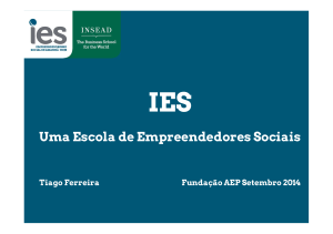 IES - Uma Escola de Empreendedores Sociais