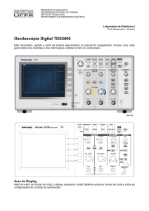 Osciloscópio Digital TDS2000 - Engenharia Eletrica