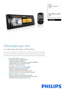 CEM3000X/78 Philips Sistema de áudio para carros