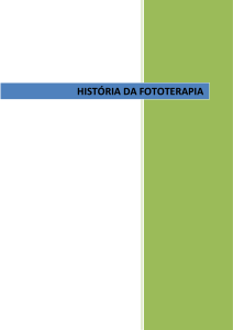 HISTÓRIA DA FOTOTERAPIA