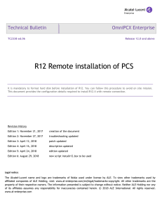 TC2338en-Ed06 OmniPCX Enterprise Release R12.0-remote installation of PCS