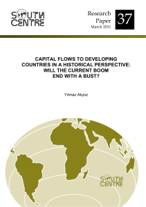 Akyuz Capital flows to developing countries...