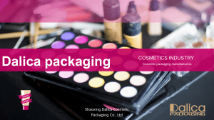 Dalica cosmetic packaaging