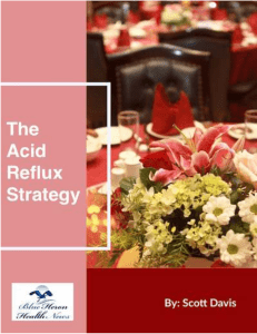 Scott Davis Program - The Acid Reflux Strategy™ Book