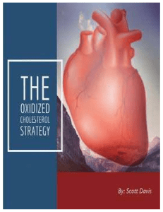 The Oxidized Cholesterol Strategy Free PDF eBook Download
