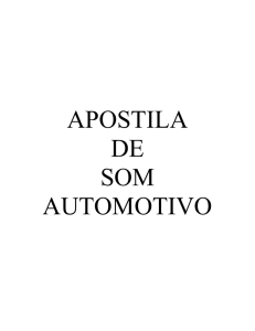 APOSTILA DE SOM AUTOMOTIVO