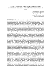 ANÁLISE DA ESTRATÉGIA DE CAPACITAÇÃO PARA AGENTES