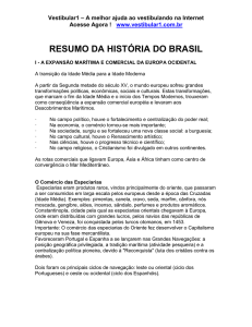 Resumo de História do Brasil I