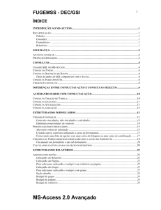 Consultas - Departamento de Sistemas de Informação