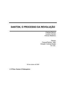 danton, o processo da revolução - História