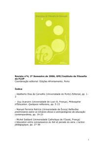 Revista nº4, 2º Semestre de 2006, GFE/Instituto de Filosofia da