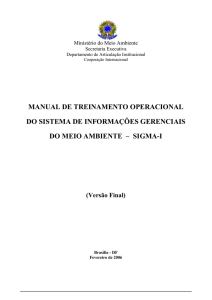 Manual de Treinamento Operacional