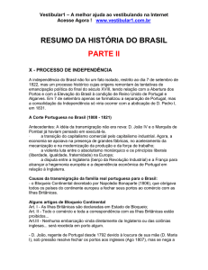 resumo da história do brasil