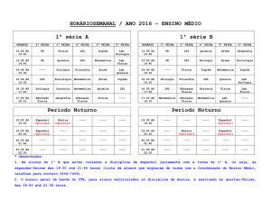 horáriosemanal / ano 2016 – ensino médio