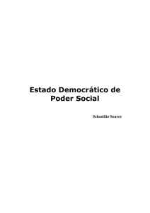 O Estado Democrático do Poder Social