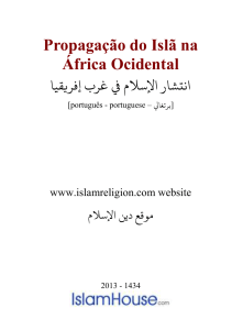 Propagação do Islã na África Ocidental DOC