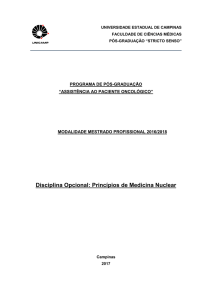 AO007 - Princípios de medicina nuclear