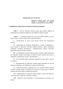 Proposituras_Projeto de lei - Assembleia Legislativa do Estado
