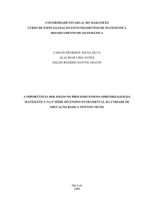 Nome da Instituição - especialização em fundamentos de matemática