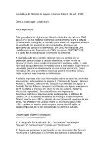 Gramática de Mendes de Aguiar e Gomes Ribeiro (3a ed