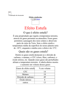 Efeito estufa - QUIMICA - Srnucleo