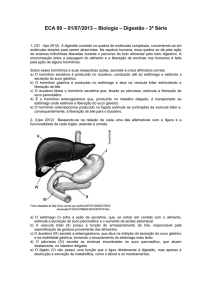ECA 09 – 01/07/2013 – Biologia – Digestão - 3ª Série 1. (G1