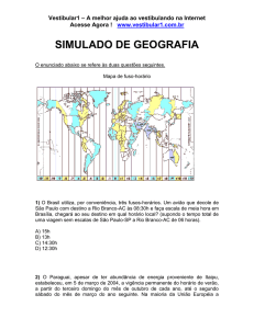 Simulado de Geografia