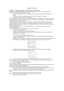 RESUMO VAN VLACK Capítulo 1 – Características exigidas nos