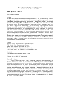 Trabalho: 47: AIDS: uma questão de cidadania