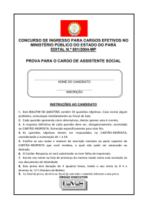 Assistente Social - Ministério Público do Estado do Pará