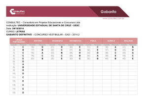 Gabaritos Definitivos