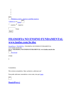 FILOSOFIA NO ENSINO FUNDAMENTAL www.iaulas.com.br