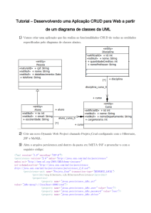 Desenvolvendo uma Aplicação CRUD para Web a partir de um