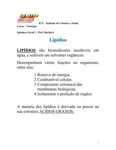 Lipídios - GEOCITIES.ws