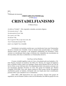 CRISTADELFIANISMO - Material Didático - wagnerfd15