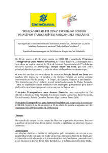 Release Princípios Transgredíveis CCBB BH