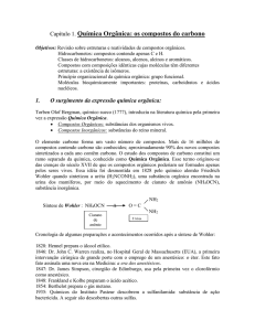 Química Orgânica: os compostos do carbono