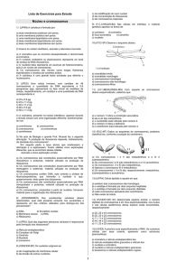 Lista de Exercícios para Estudo Núcleo e cromossomos 1) (UFRN