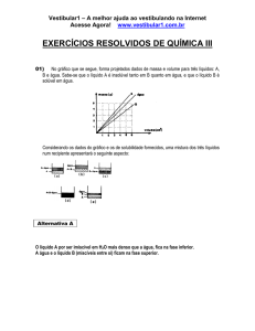 Exercícios Resolvidos de Química III