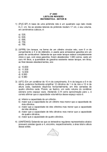 2° ANO LISTA DE REVISÃO MATEMÁTICA - SETOR B 1) (PUC