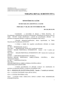 PRT/SAS/MS N° 206, de 6/11/96 - Sistema Nacional de Auditoria