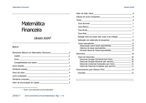 Eco 2. Matemática Financeira