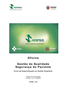 Oficina - Gestão da Qualidade