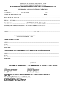 Formulário de matrícula na UFMG.pdf - Unifal-MG