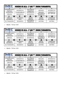 2ª 3ª 4ª 5ª 6ª INTERPRETAÇÃO TEXTUAL MATEMÁTICA