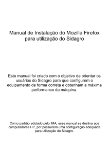 Manual de Instalação do Mozilla Firefox