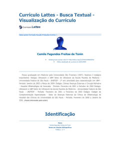 Currículo Lattes - Busca Textual - Visualização do Currículo CNPq
